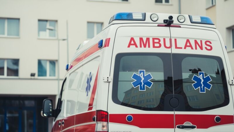 Policja w Luboniu wybija szybę w BMW, by uratować psa w upale