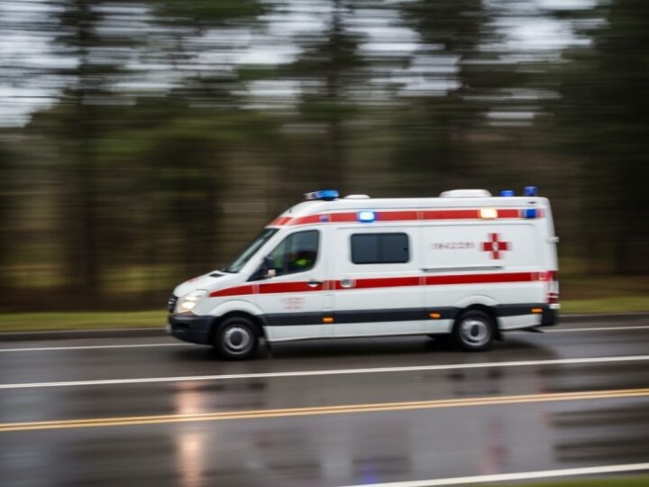 Policjanci ratują psa z rozgrzanego samochodu po dramatycznej interwencji w Luboniu