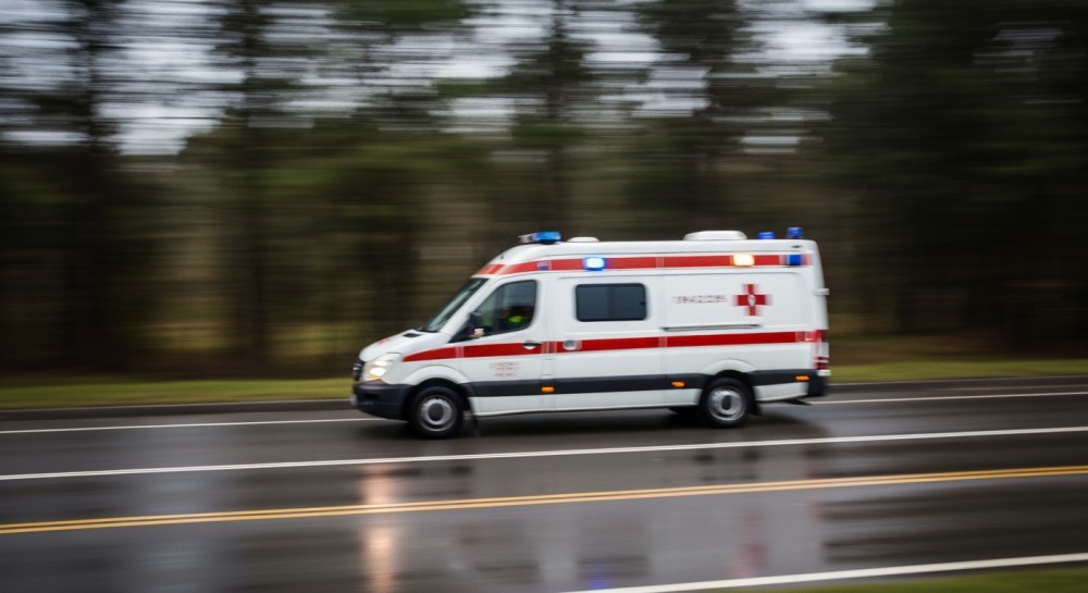 Policjanci ratują psa z rozgrzanego samochodu po dramatycznej interwencji w Luboniu