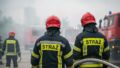 Pożar samochodu i interwencja ZRM w Plewiskach: akcja strażaków na dwóch frontach