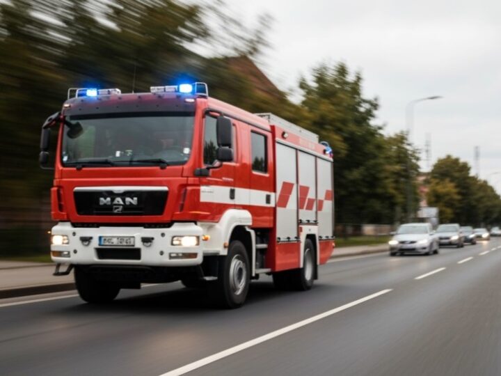 Pożary w Poznaniu: akcje ratunkowe OSP i lokalnych służb