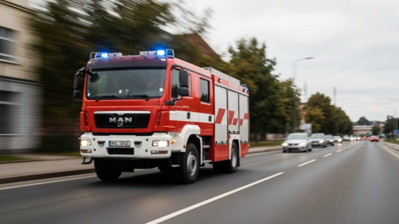 Pożary w Poznaniu: akcje ratunkowe OSP i lokalnych służb