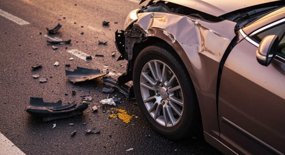 Kolizja trzech aut w Luboniu – na szczęście bez rannych