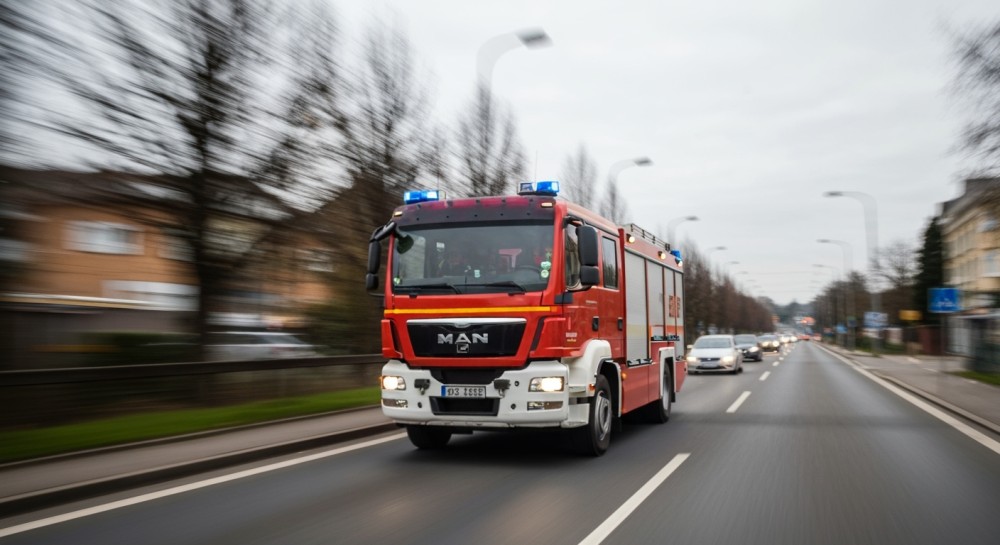 Szybka akcja strażaków w Luboniu: uratowano kota i opanowano pożar magazynu