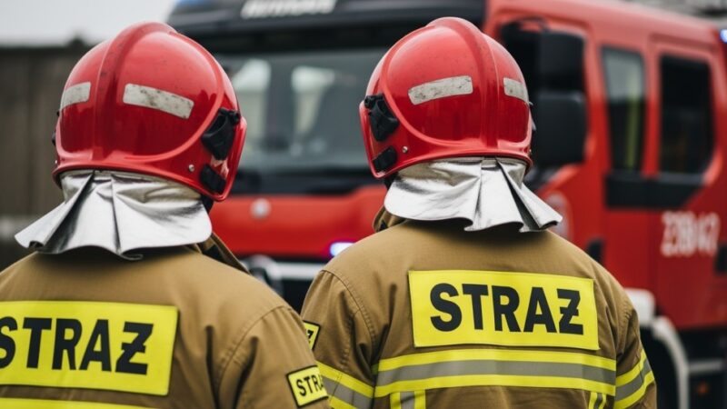 OSP Puszczykowo w akcji: ratunek dla poszkodowanego i usuwanie oleju z drogi