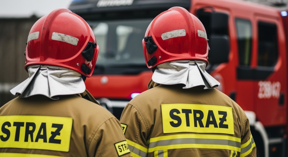OSP Puszczykowo w akcji: ratunek dla poszkodowanego i usuwanie oleju z drogi