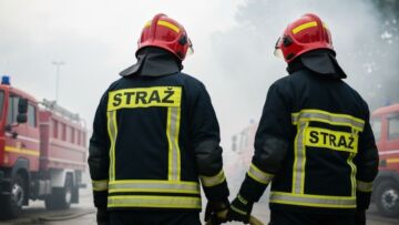 Pożar mieszkania w Ostrowie. Ewakuowano seniorów