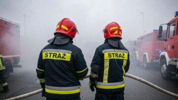 Pożar przy Wschodniej. Z bloku wyszło 13 osób