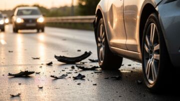 Szamocin: pijany kierowca Audi uszkodził znak