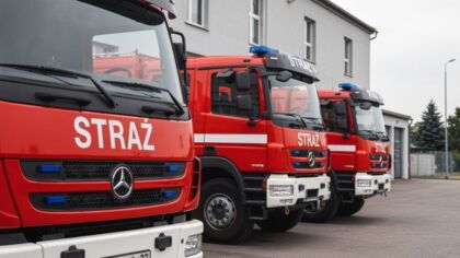 Szamotuły: lokatorzy wyniesieni z pożaru